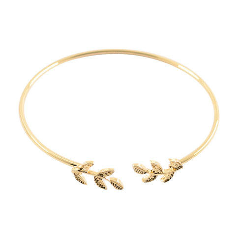 Women's Leaves Cuff Bangle