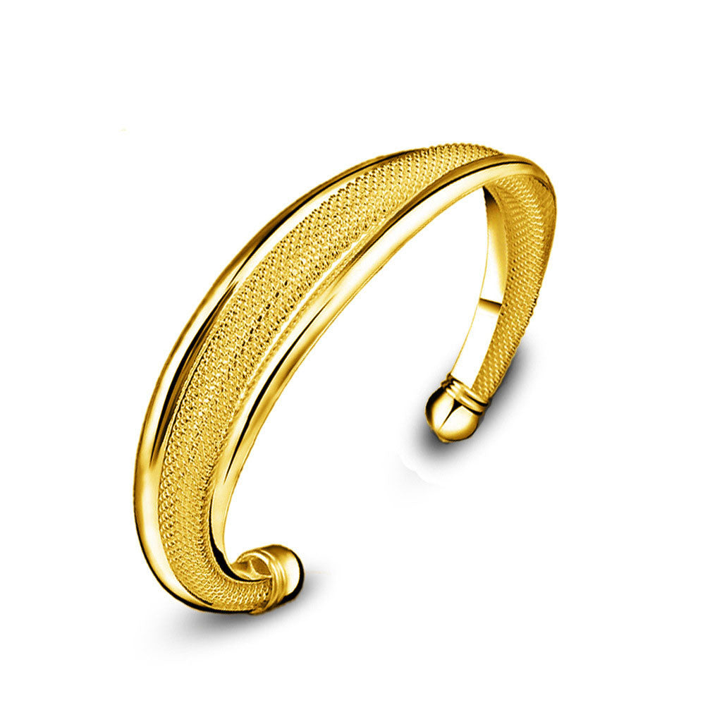 Women's Gold Plated Charm Bangle